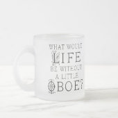 Lustiges Oboe Musik-Zitat Mattglastasse (Links)