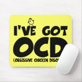 Lustiges OCD Huhn Mousepad (Mit Mouse)