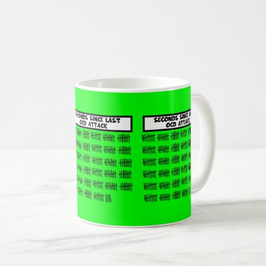 Lustiges OCD Kaffeetasse (VorderseiteRechts)