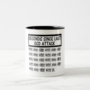 Lustiges OCD Zweifarbige Tasse