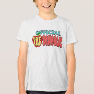 Lustiges offizielles Design für den ersten Schulta Tri-Blend Shirt