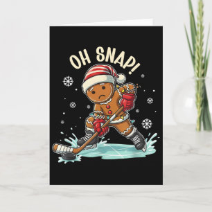 Lustiges Oh Snap Weihnachten Lebkuchen spielt Eish Karte