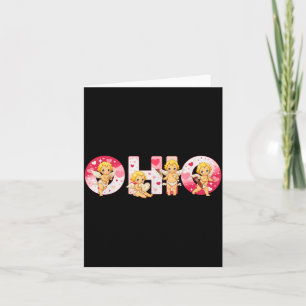 Lustiges Ohio Cud Mittlerer Westen Party O-h-i-o I Karte