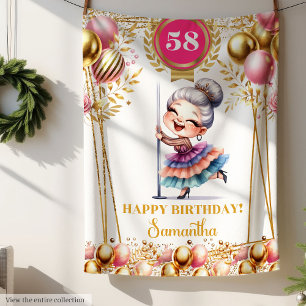 Lustiges Oma-Decke-Ruhestands-Geschenk Idee Fleecedecke