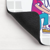 Lustiges "Oops"-Comic-Raster-Mauspad Mousepad (Ecke)