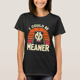 Lustiges Opossum, ich könnte boshafter sein Retro- T-Shirt