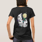 Lustiges Opossum-Mond Süßes schreiendes Possum-Shi T-Shirt (Rückseite)