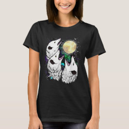 Lustiges Opossum-Mond Süßes schreiendes Possum-Shi T-Shirt