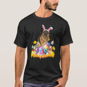 Lustiges Osterei Deutscher Schäferhund Ostersonnta T-Shirt