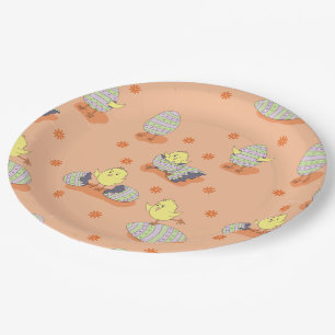 Lustiges Osterküken-Papier-Teller Pappteller
