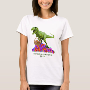 Lustiges Ostern Dinosaurier Trex Osterei T-Shirt