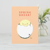 Lustiges Ostern Feiertagskarte (Stehend Vorderseite)