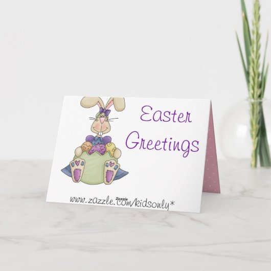 Lustiges Ostern Feiertagskarte (Rückseite)