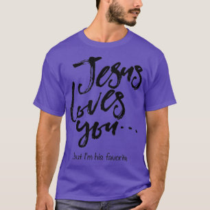 Lustiges Ostern Jesus liebt dich, aber ich bin se T-Shirt
