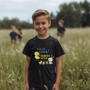 Lustiges Ostern Kinder Jungen T-Shirt Chilling wit