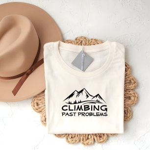 Lustiges Outdoor-Trail-Abenteuer weiß schwarz Tri-Blend Shirt