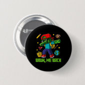 Lustiges Oversize-Design Ck zur Schule  Button (Vorne & Hinten)