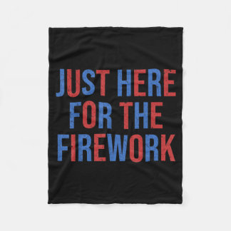 Lustiges Paar hier für das Feuerwerk zum 4. Juli Fleecedecke