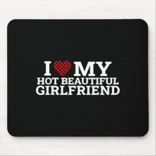 Lustiges Paar passend Ich liebe mein heißes schöne Mousepad