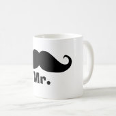 lustiges Paar-Tassen-Set x2, Herr u. Frau Kaffeetasse (VorderseiteRechts)