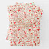 lustiges Packpapier Geschenkpapier Set (Beispiel)