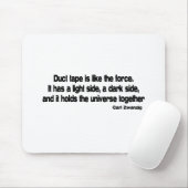 Lustiges Panzerklebebandzitat Mousepad (Mit Mouse)