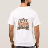 Lustiges Papa Grafik T-Shirt (Rückseite)