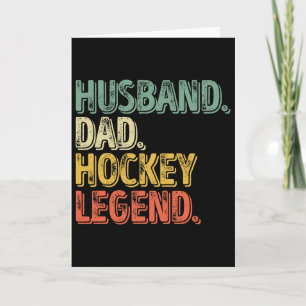Lustiges Papa-Hockey-Legende-Fathers-Day-Geschenk Karte