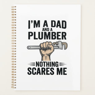 Lustiges Papa-Klempner-Vintage-Stickerei-Shirt-Des Planer