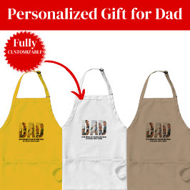 Lustiges Papa-Kochlatzengeschenk für Papa Schürze
