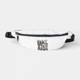 Lustiges Papa-Repariert-Es-Verschraubtes-Tool-Zita Bauchtasche