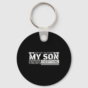 Lustiges Papa-Shirt vom Sohn Männer Lustiger Vater Schlüsselanhänger