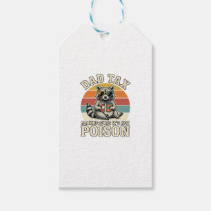 Lustiges Papa Steuer Waschbär Vintage T-Shirt Desi Geschenkanhänger