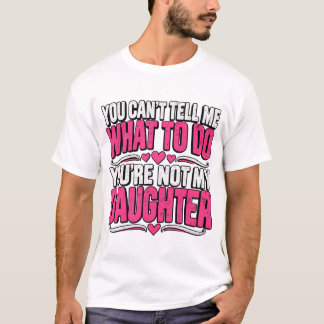 Lustiges Papa-Tochter-Shirt, Sarkastisches Vater-T T-Shirt