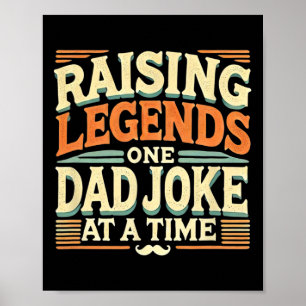 Lustiges Papa-Witz-Shirt von Kindern Männer Lustig Poster
