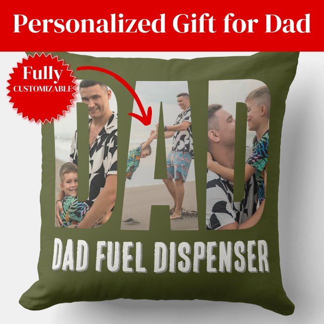 Lustiges Papa-Wurfkissen Kissen (Funny Dad Throw Pillow)