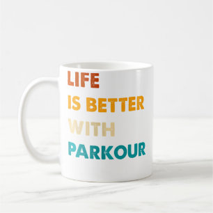 Lustiges Parkour Leben Ist Besser Mit Parkour Kaffeetasse