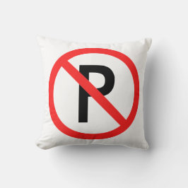 Lustiges Parkverbot Kissen