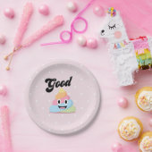 Lustiges Party Emoji Papierplatte Pappteller (Party)