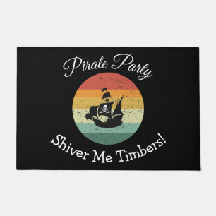 lustiges Party Pirate Ship Doormat Fußmatte