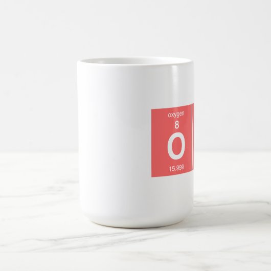 Lustiges Periodensystem "OMG " Kaffeetasse (Mittel)