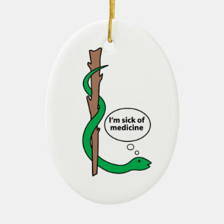 Lustiges Personal von Asclepius Keramikornament