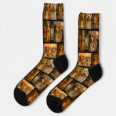 Lustiges Personalisiertes Foto Socken (Linkes Detail)