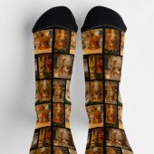 Lustiges Personalisiertes Foto Socken (Oben)