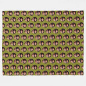 Lustiges personalisiertes Gesichtsfoto Fleecedecke (Vorderseite (Horizontal))