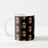 Lustiges Personalisiertes Gesichtsfoto Kaffeetasse (Links)