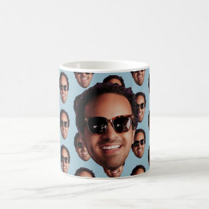 Lustiges Personalisiertes Gesichtsfoto Kaffeetasse