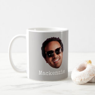 Lustiges Personalisiertes Gesichtsfoto Kaffeetasse