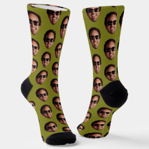 Lustiges Personalisiertes Gesichtsfoto Socken