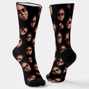Lustiges personalisiertes Gesichtsfoto Socken